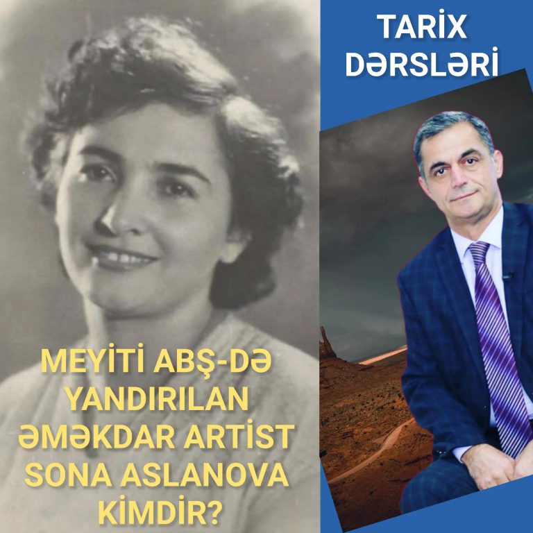 Azərbaycanın məşhur opera ifaçısı Sona Şahnəzər qızı Aslanova 1924-cü il,oktyabrın 4-də B… — Namiq Həsənov
