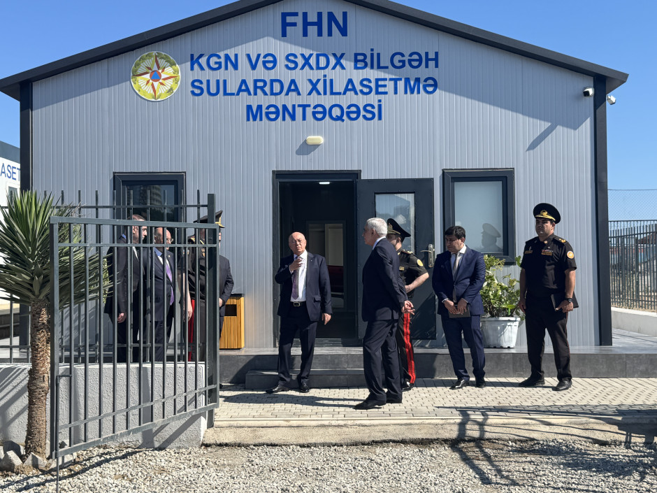 Yeni Tikilmis Bilgeh Sularda Xilasetme Menteqesinin Acilisi Ve Texnikalarin Teqdimati Merasimi Kecirilib Video Foto