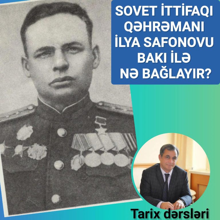 İlya Moiseyeviç Safonov 23 sentyabr 1909-cu ildə indiki Krasnodar diyarının Kurqaninsk ra… — Namiq Həsənov