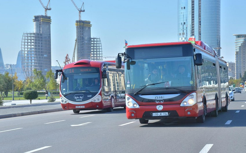 Avtobuslar yolunu dəyişib – DİQQƏT