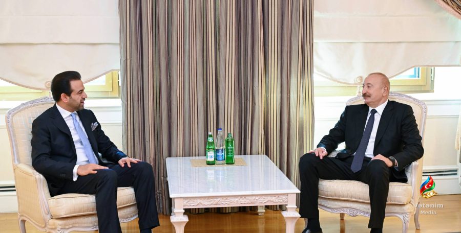 İlham Əliyev Müsəlman Ağsaqqalları Şurasının baş katibini qəbul edib