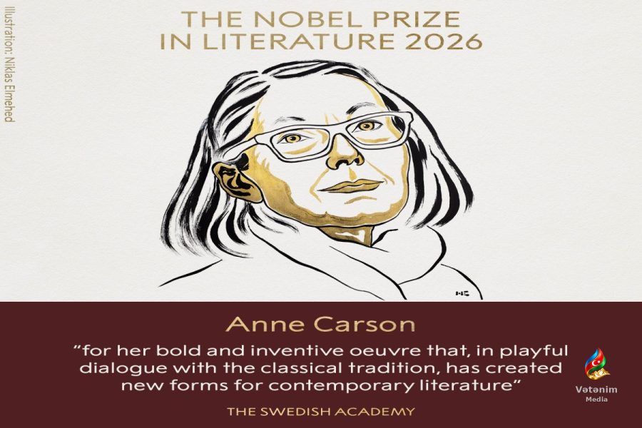 Enn Karson 2026-cı il Ədəbiyyat üzrə Nobel mükafatına layiq görülüb