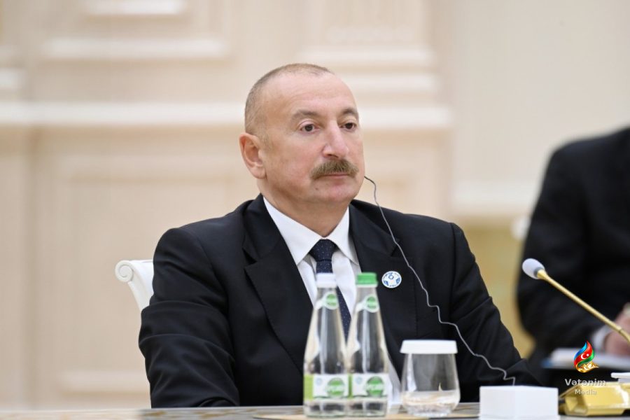 Əliyev: Xəzəri sülh və tərəfdaşlıq məkanı kimi qorumaq vacibdir