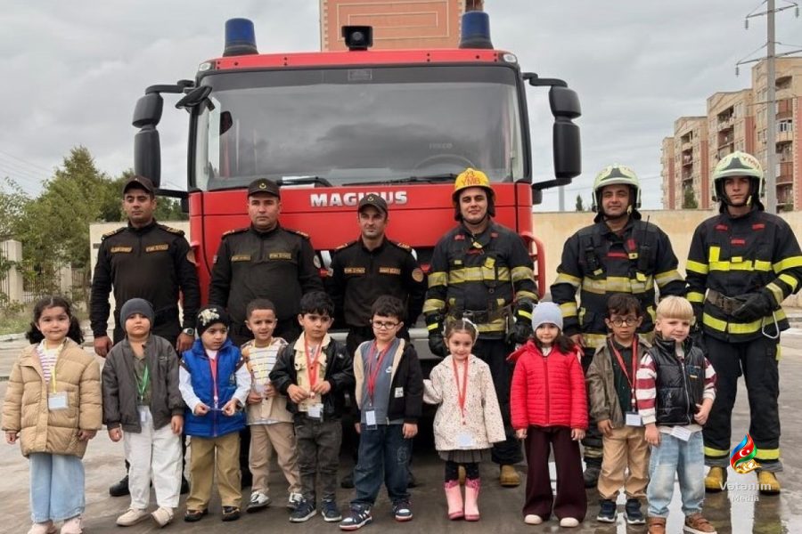 FHN-in yanğın hissələrində uşaqlar üçün açıq qapı günləri keçirilib