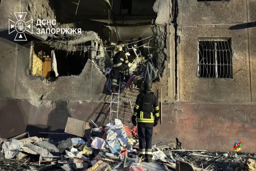 Zaporojyeyə aviazərbələrdə ölənlərin sayı 15-ə yüksəlib