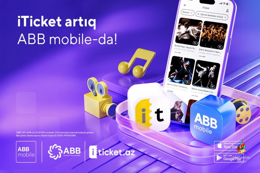 iTicket xidmətləri ABB mobile tətbiqinə inteqrasiya edildi