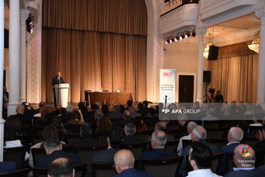 Azərbaycan jurnalistlərinin IX qurultayı keçirilib