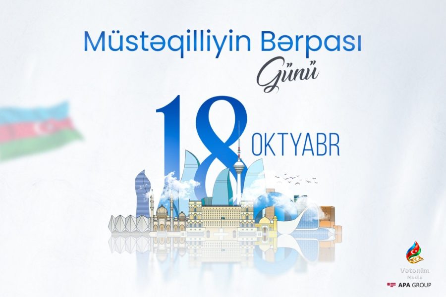 Azərbaycanın müstəqilliyinin bərpasından 35 il keçir