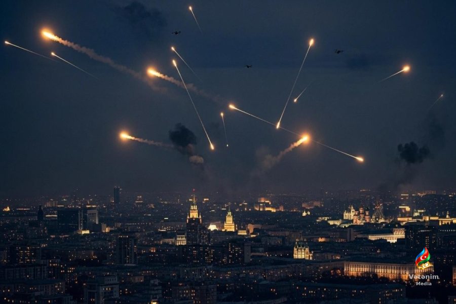 Moskva yaxınlığında son sutkada 195 PUA vuruldu