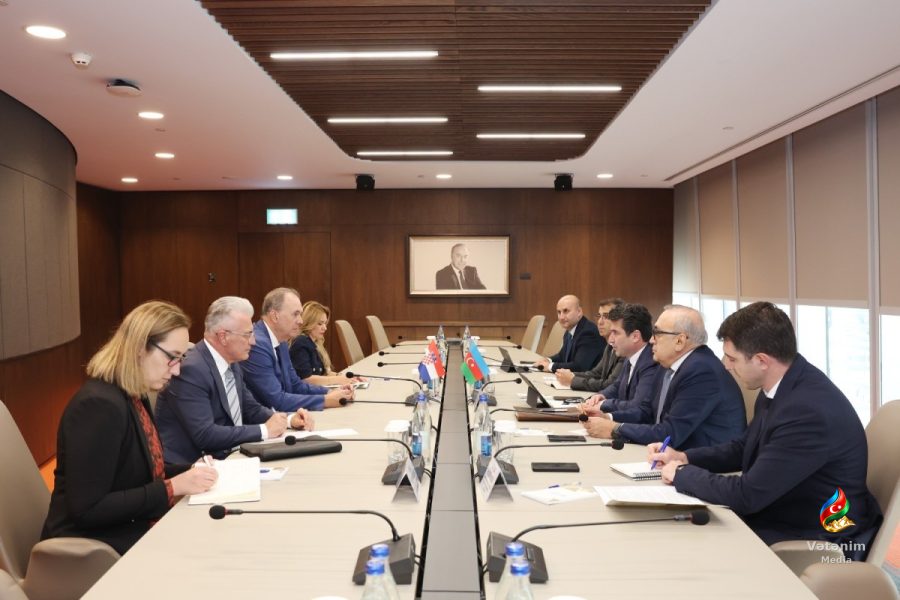 Xorvatiya şirkətlərinin Azərbaycandakı layihələrdə iştirakı müzakirə olunub