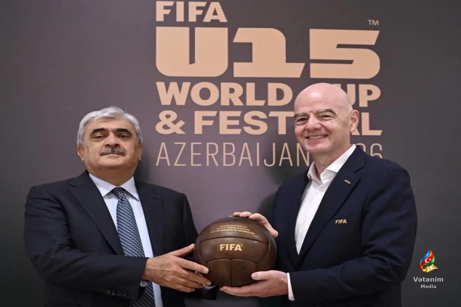 İnfantino Bakıda U-15 turnirinə dəstəyə görə Azərbaycana təşəkkür edib