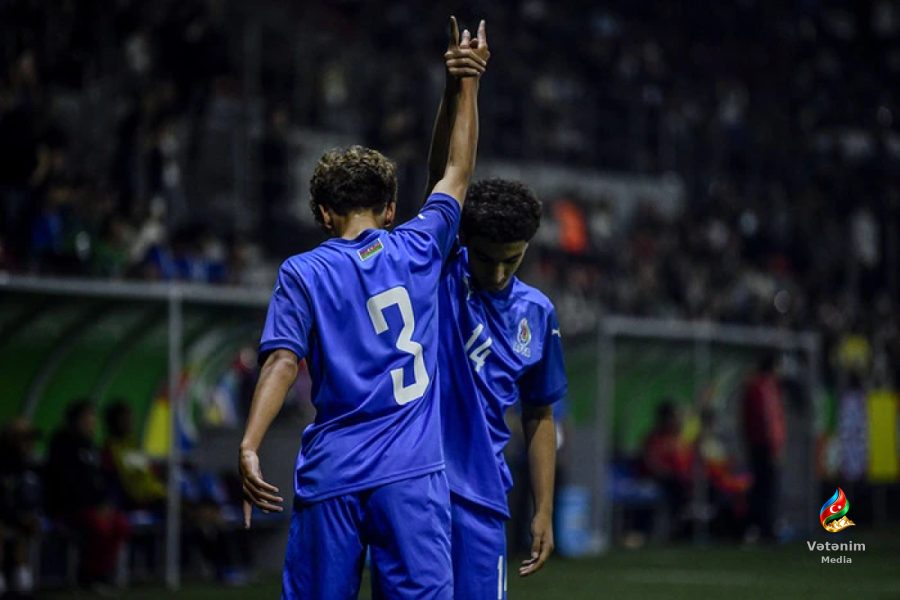 U-15 yığması Avstraliya ilə oyunda üç qol buraxaraq uduzub