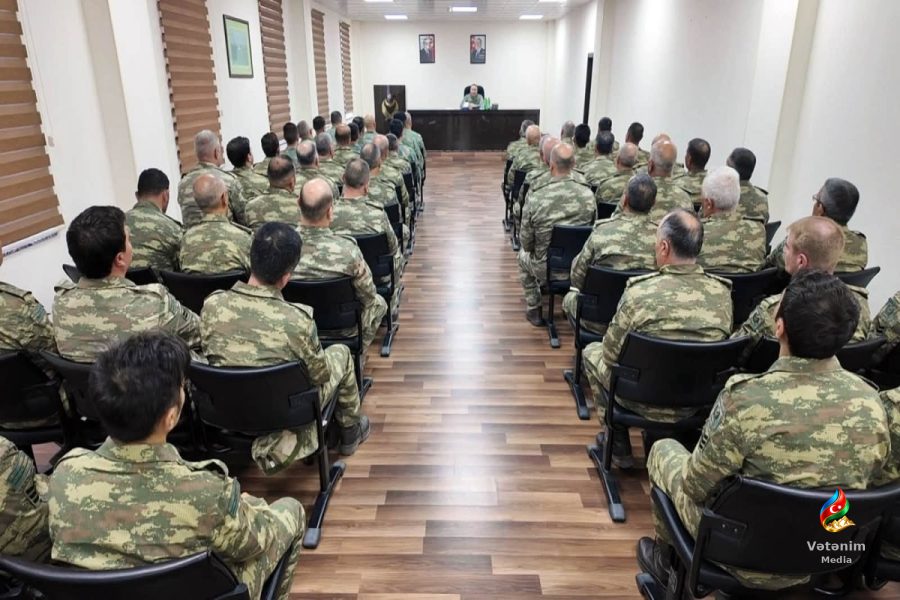 Ehtiyatdan çağırılan hərbi vəzifəlilərin təlim toplanışları başa çatıb