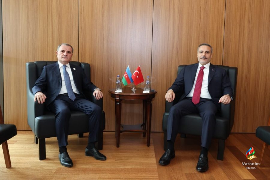 Ceyhun Bayramov Hakan Fidanla Ankarada görüşüb