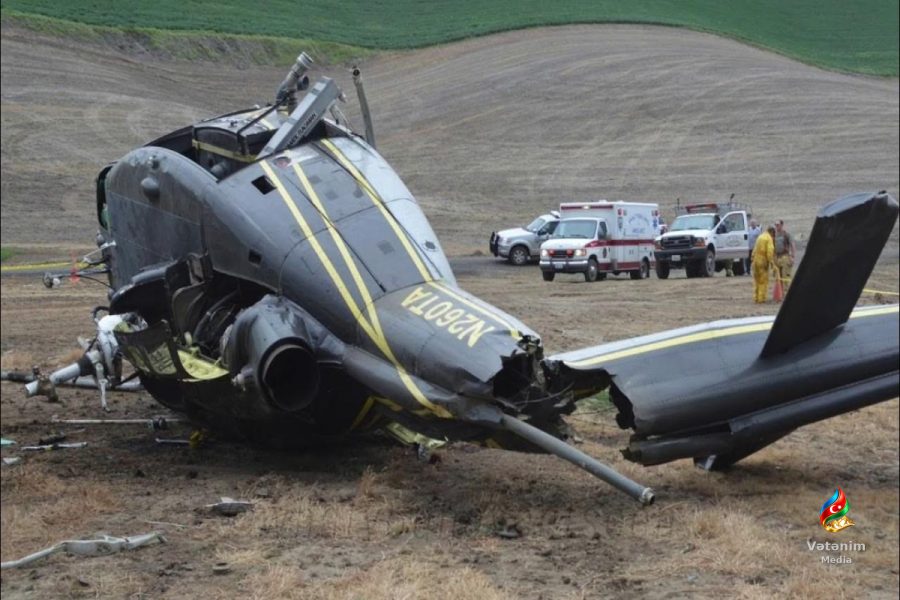 Oreqonda iki helikopter toqquşub: üç nəfər ölüb