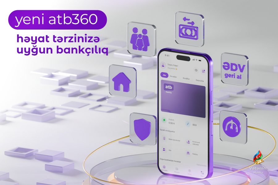 Azər Türk Bank yenilənmiş atb360 tətbiqinə Ailə bankçılığı funksiyasını əlavə edib