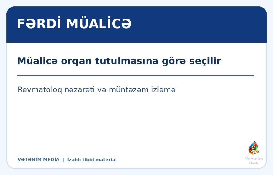 MCTD xəstəliyinin fərdi müalicəsi