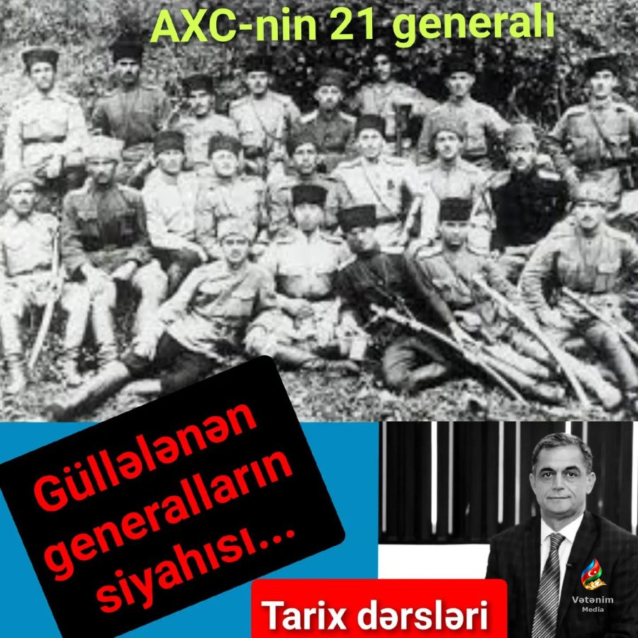 Çar ordusunun azərbaycanlı generallarının çox hissəsi Azərbaycan Xalq Cümhuriyyətində xid…