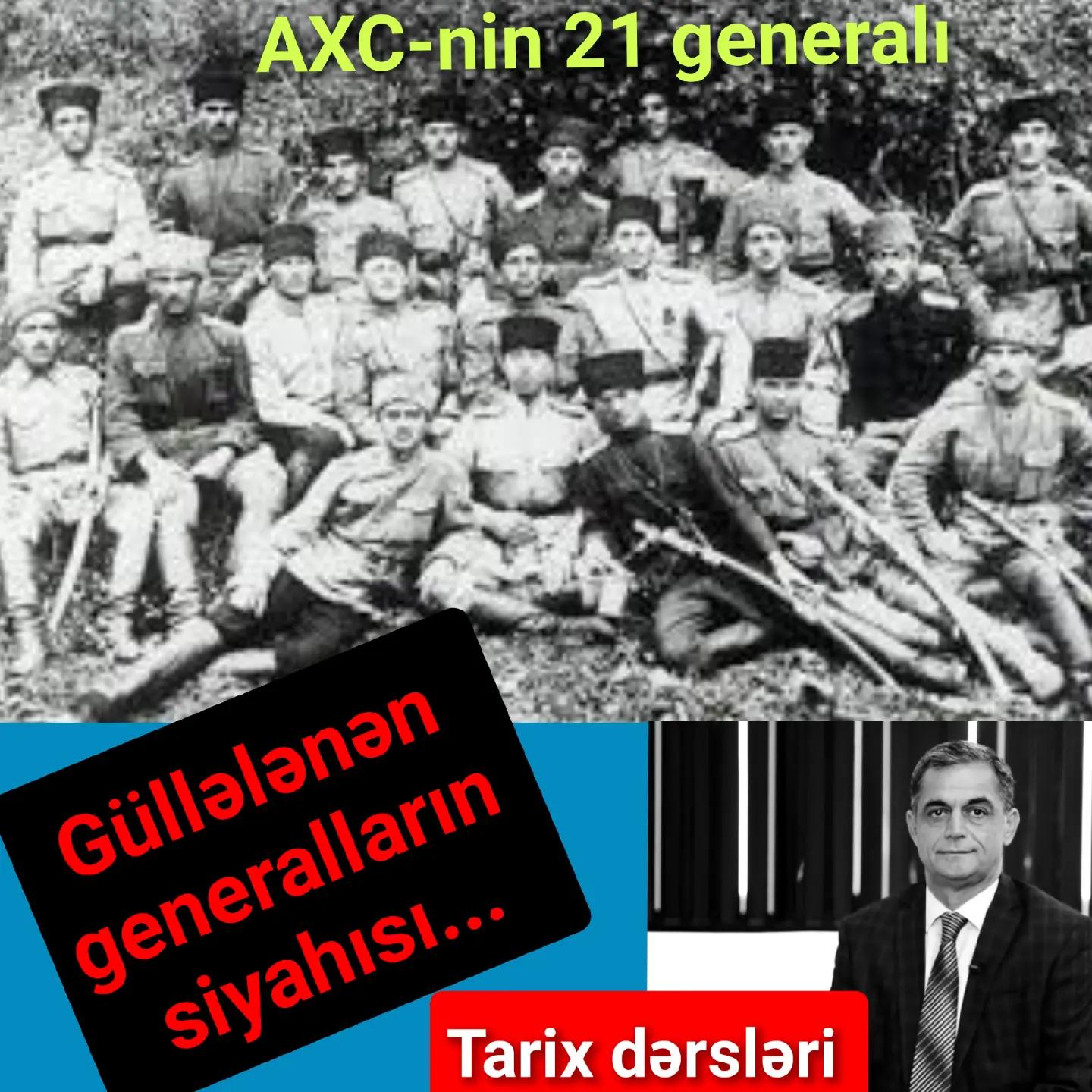 Çar ordusunun azərbaycanlı generallarının çox hissəsi Azərbaycan Xalq Cümhuriyyətində xid… — Namiq Həsənov
