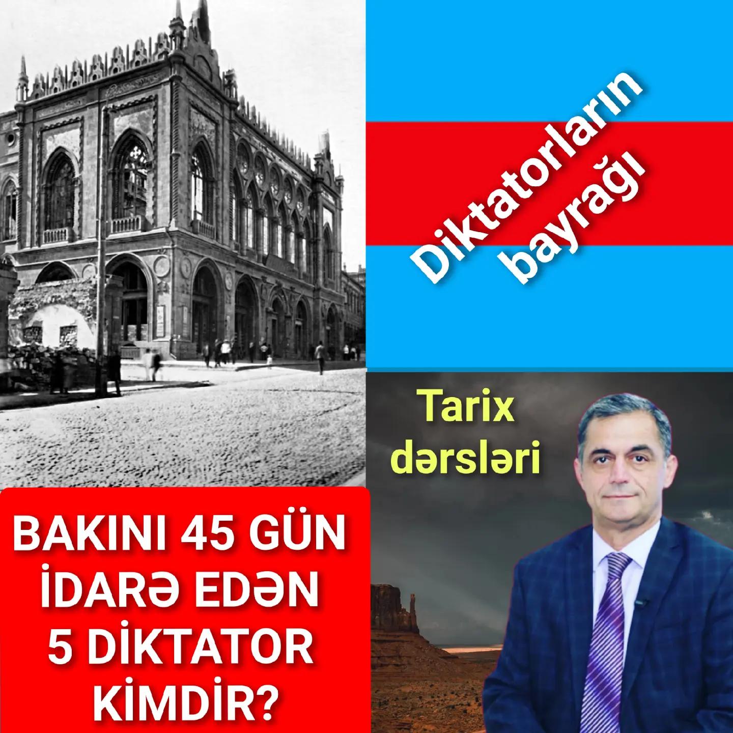 ...1 avqust 1918-ci ildə Bakı şəhərində daşnaklar və menşeviklər tərəfindən qurulan və ta… — Namiq Həsənov