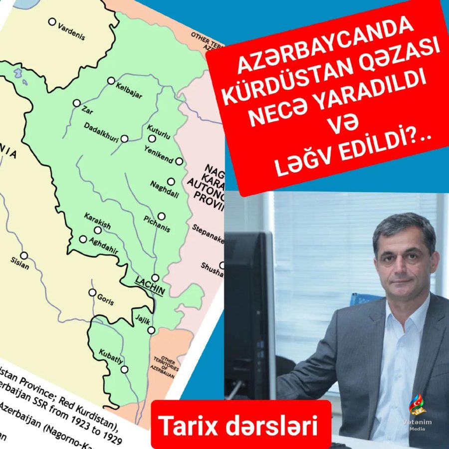 1923–1929-cu illərdə Azərbaycan Sovet Sosialist Respublikasının ərazisində Kürdüstan Qəza…