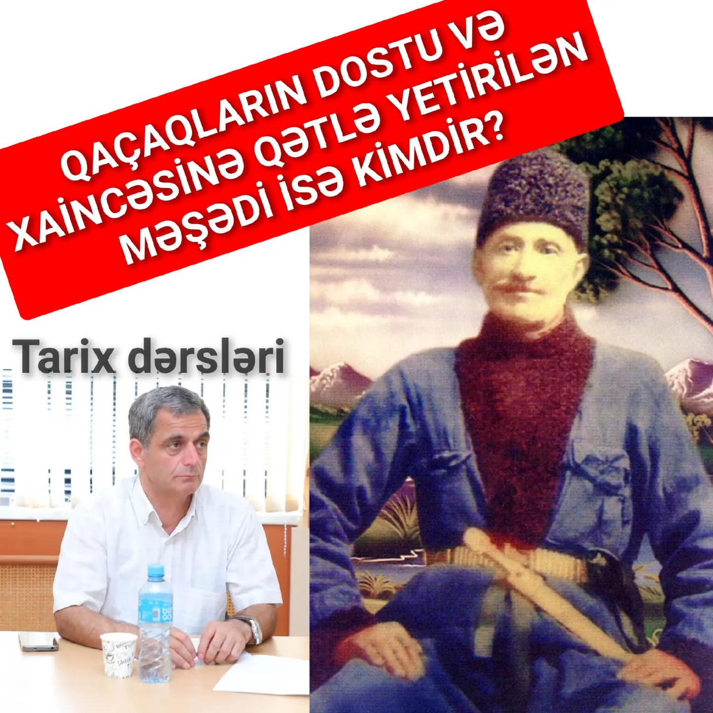 Məşədi İsə Kərbəlayi Musa oğlu — həyatı və yaradıcılığı — Namiq Həsənov