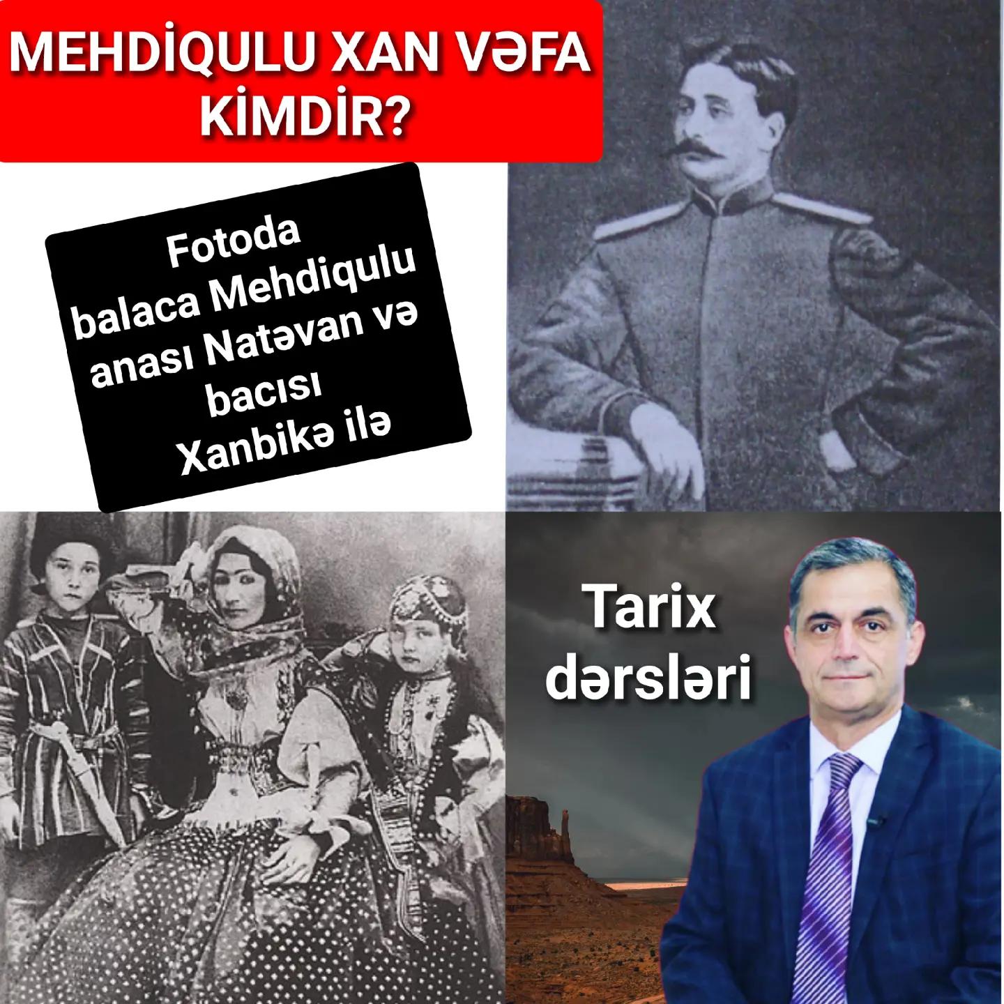 O, Çar ordusunun podpolkovniki olub və "Vəfa" təxəllüsü ilə şeirlər yazıb.1855-ci ildə Şu… — Namiq Həsənov