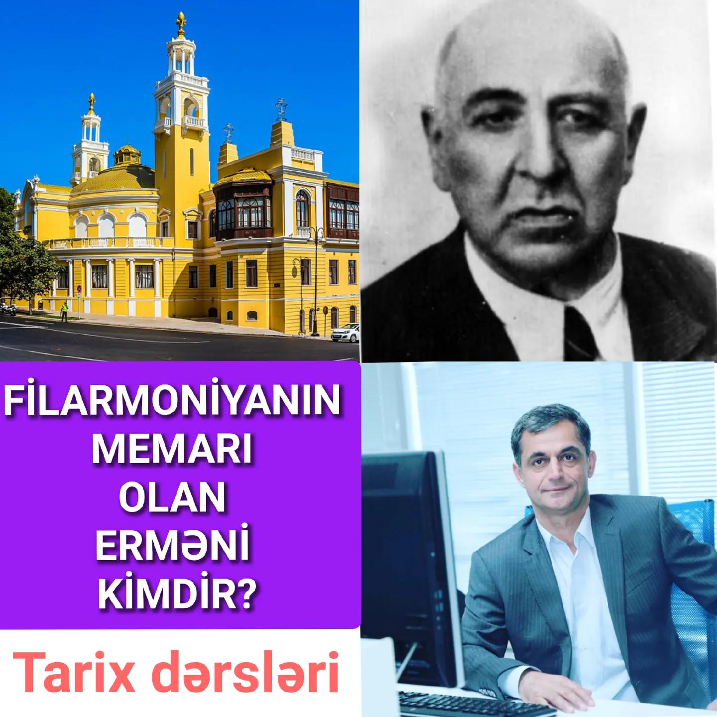 Müslüm Maqomayev adına Azərbaycan Dövlət Akademik Filarmoniyasının memarı Qavriil Ter-Mik… — Namiq Həsənov