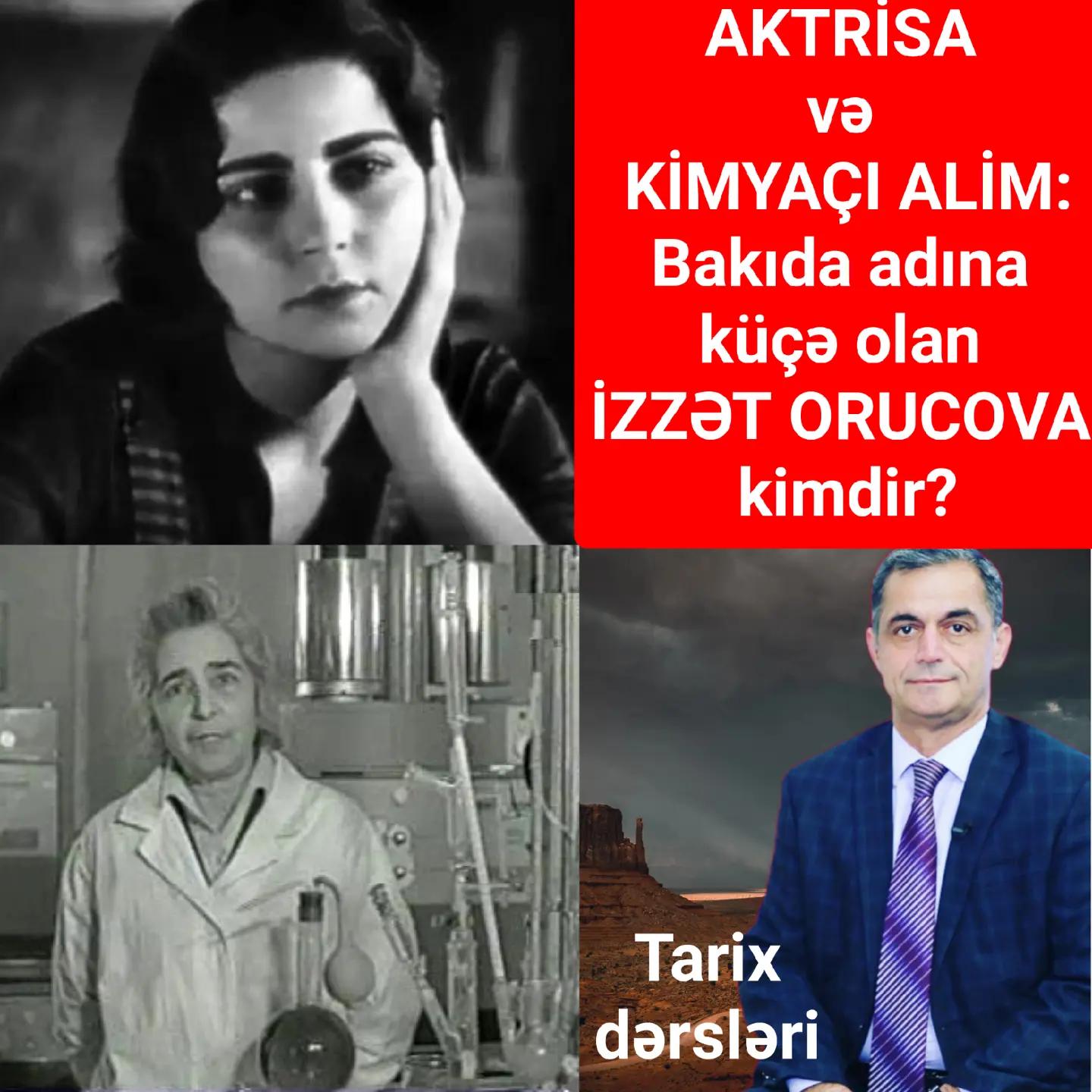 İzzət Orucova ilk Azərbaycan səsli kinosunda rol alan ilk azərbaycanlı qızı olaraq, “Sevi… — Namiq Həsənov