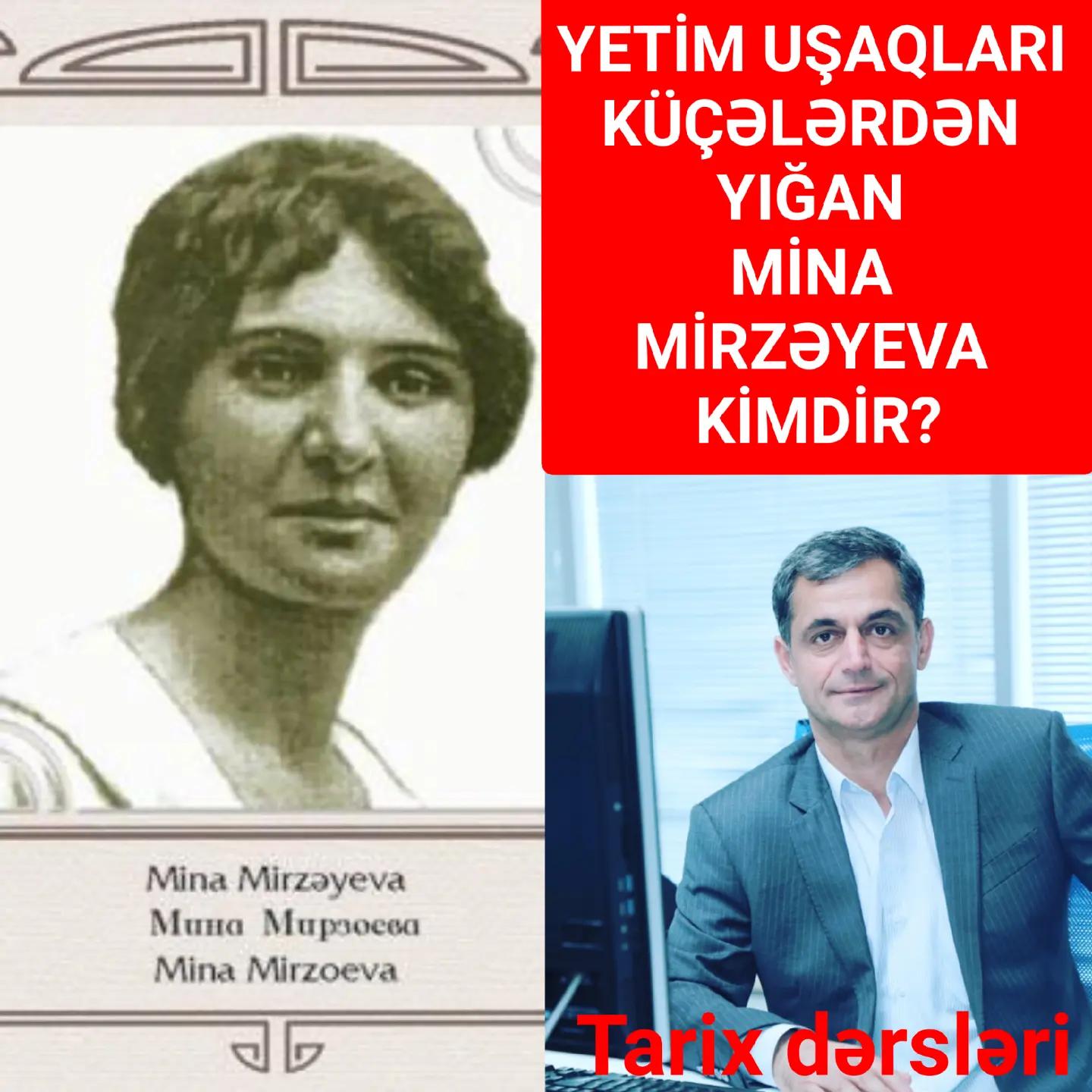 Azərbaycanın ilk ziyalı qadınlarından biri Mina xanım Mirzəyeva 1892-ci ildə Tiflis şəhər… — Namiq Həsənov