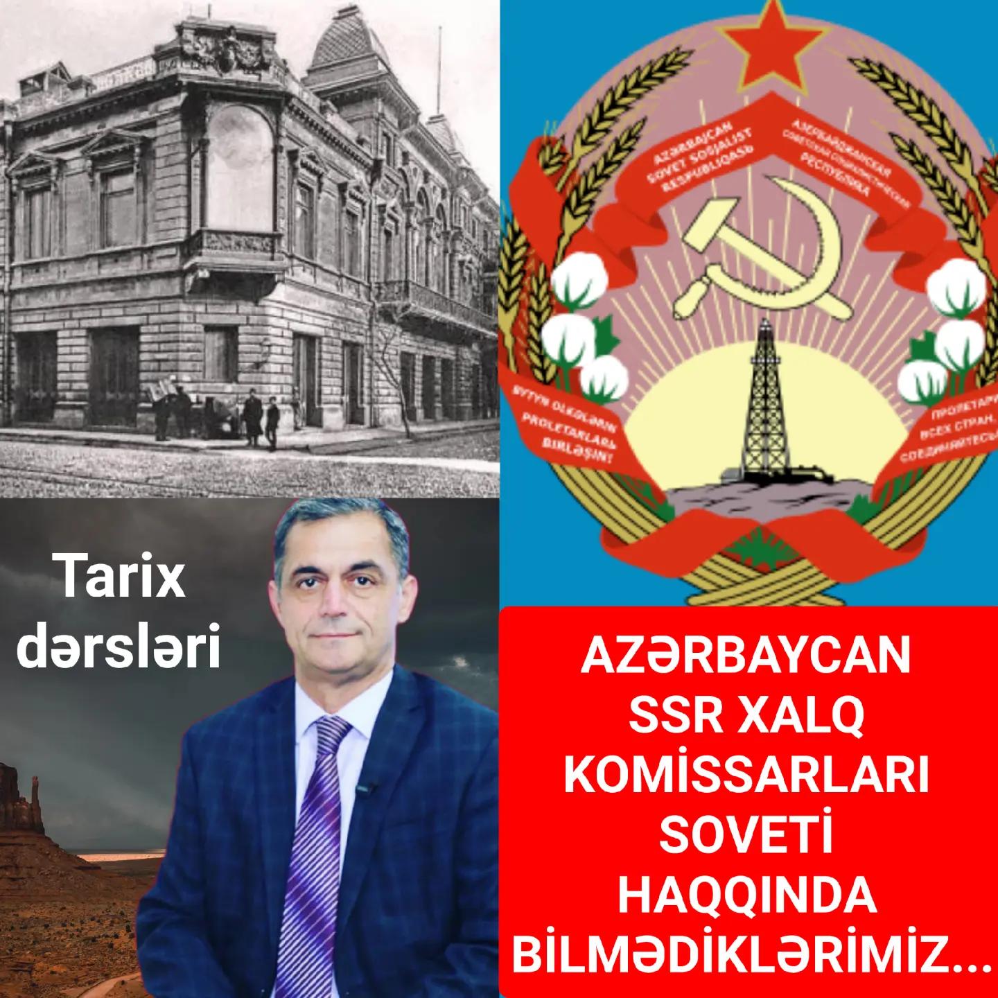 1920-ci il aprelin 28-də Azərbaycan İnqilab Komitəsi yeni hökumətin-Azərbaycan SSR Xalq K… — Namiq Həsənov