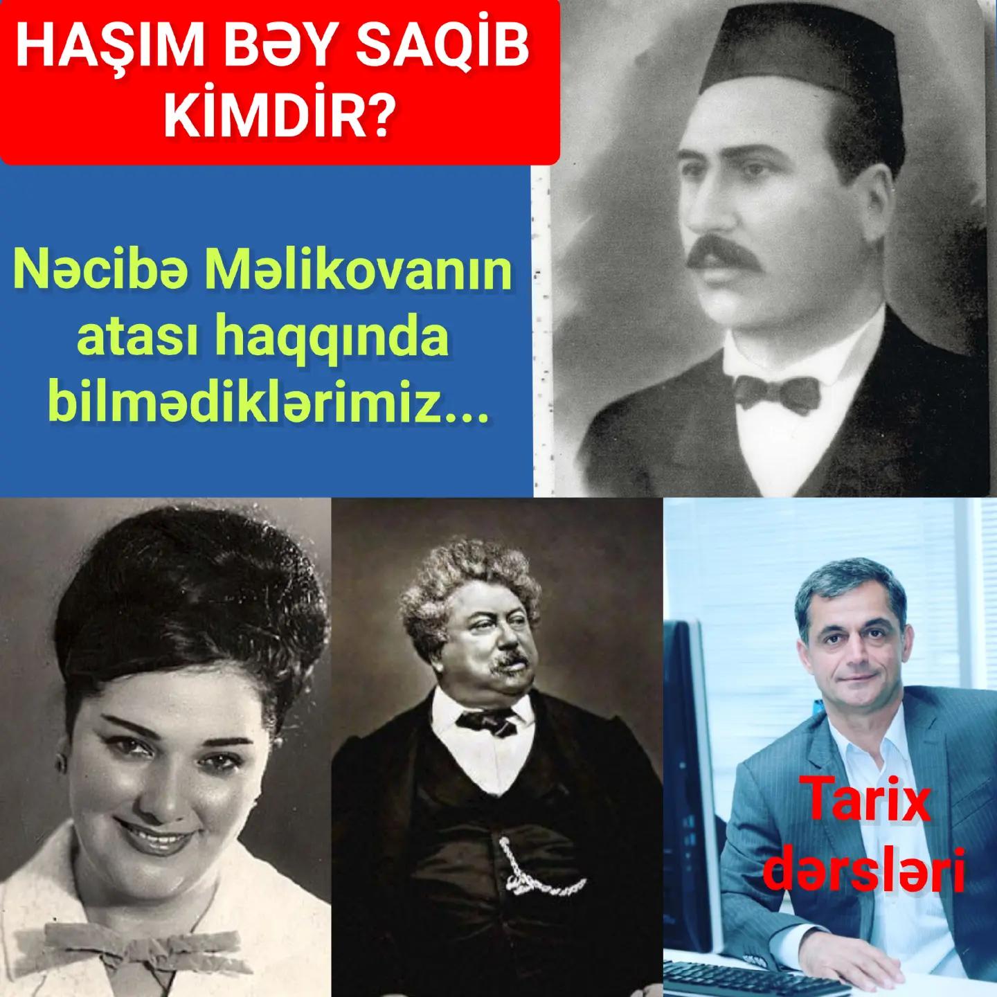 Haşım bəy Hacı bəy oğlu Heybətbəyov (Saqib) 1870-ci ildə Bakının Buzovna kəndində doğulub. — Namiq Həsənov