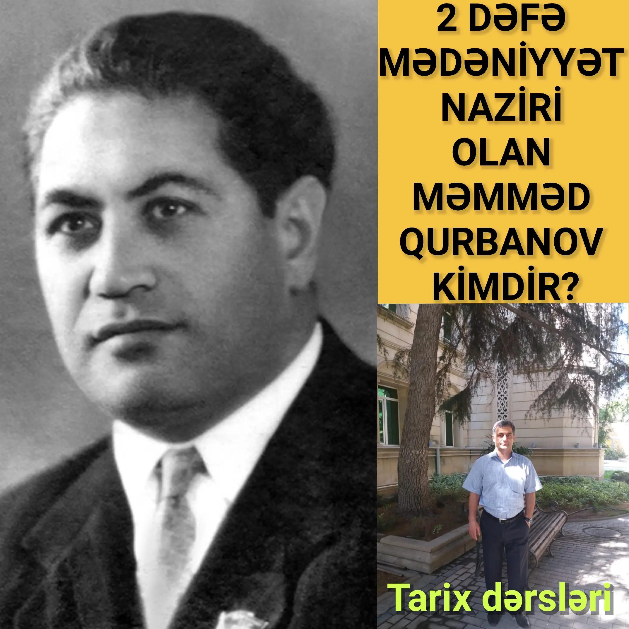 Məmməd Qurban oğlu Qurbanov — həyatı və yaradıcılığı — Namiq Həsənov