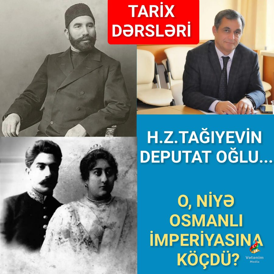 İsmayıl Tağıyev Bakı milyonçusu Hacı Zeynalabdin Tağıyev ilə onun birinsi xanımı Zeynəbin…