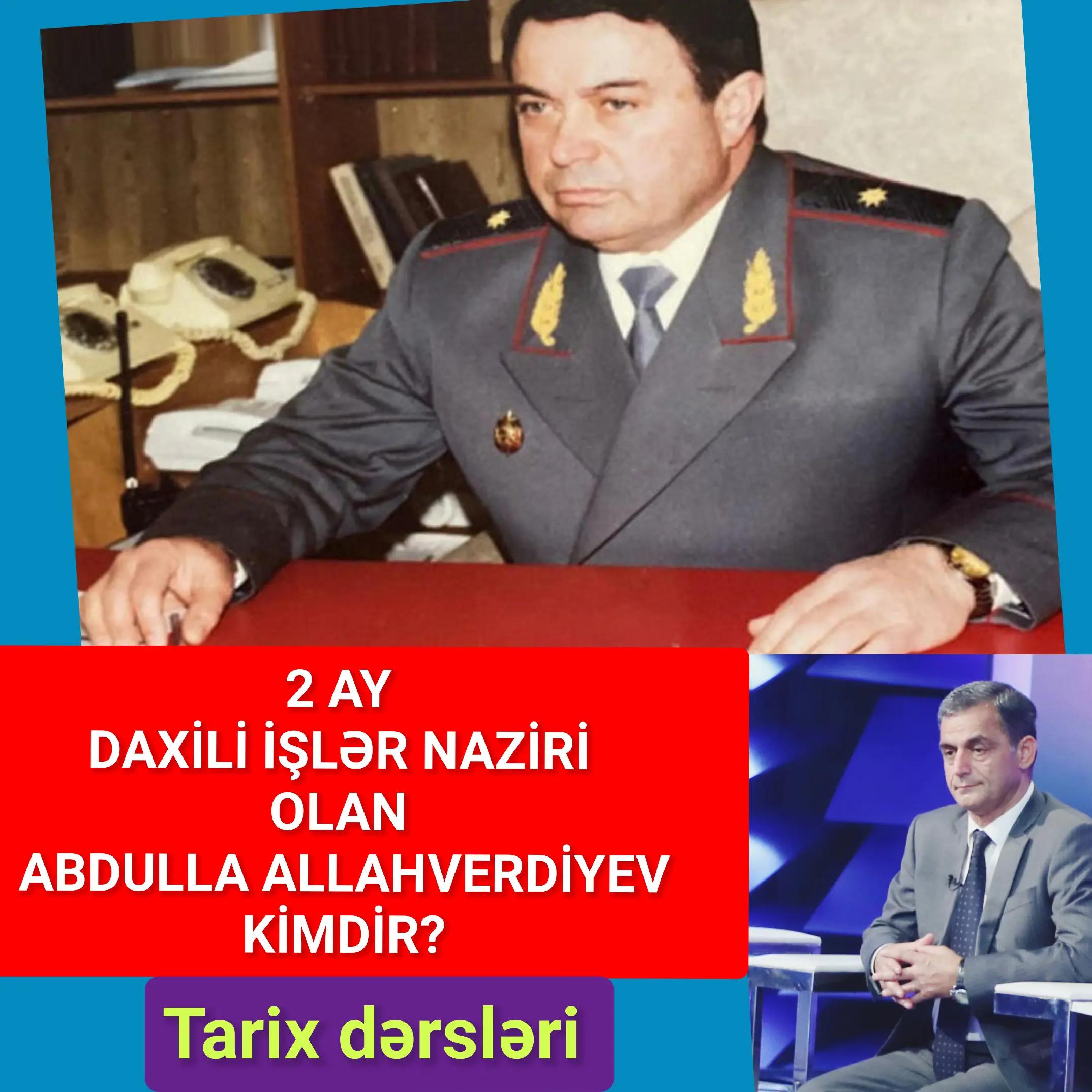 Abdulla Müseyib oğlu Allahverdiyev 23 may 1941-ci ildə Ukrayna SSR-in Odessa şəhərində do… — Namiq Həsənov