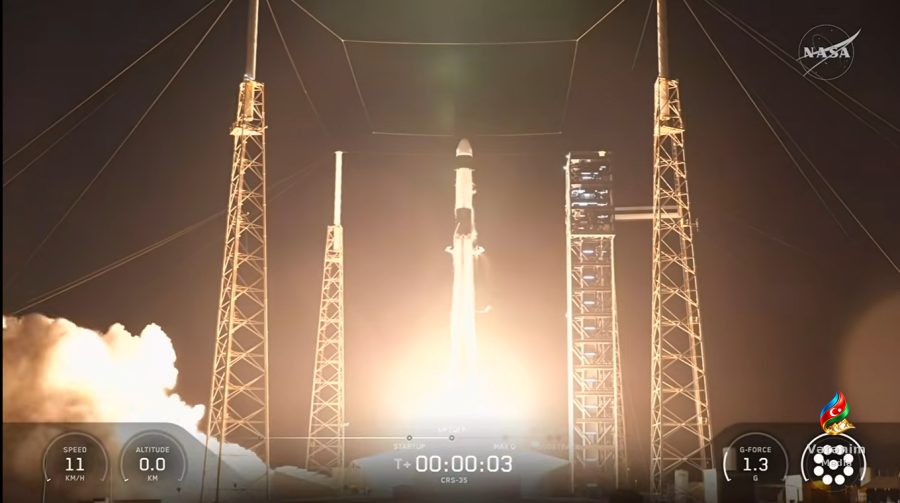 SpaceX yük gəmisi stansiyaya süni tor qişa və ürək toxuması nümunələri aparır