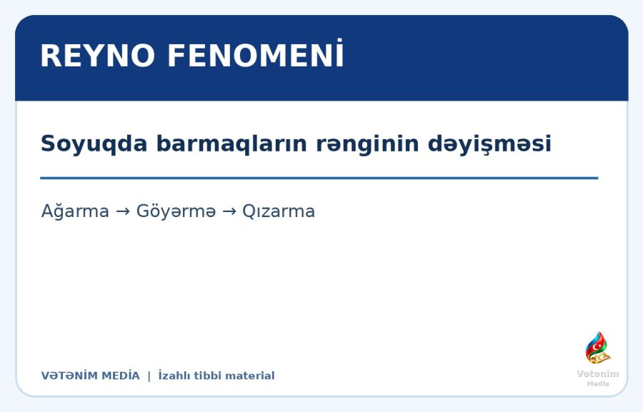 Reyno fenomeni və barmaqlarda rəng dəyişikliyi