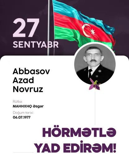 Abbasov Azad Novruz