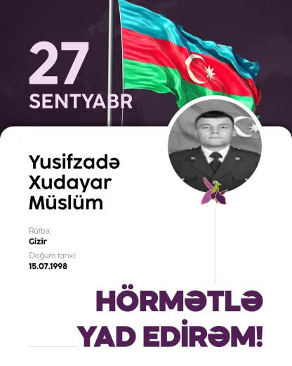 Yusifzadə Xudayar Müslüm