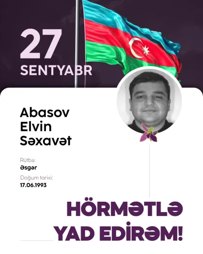 Abasov Elvin Səxavət